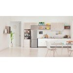 Indesit 50/50 Silver Freestanding Fridge Freezer