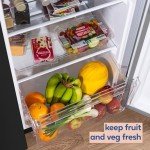 Russell Hobbs 442L Black American Fridge Freezer