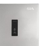 SIA 446L Silver American Style Fridge Freezer