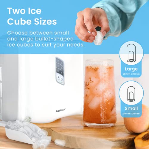 Portable Ice Cube Maker - 15KG Daily Capacity