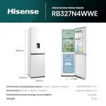 Hisense 55cm 50/50 Fridge Freezer with Water Dispenser