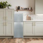 Willow 138L Slimline Fridge Freezer - Silver