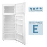 Cookology 204L Freestanding Fridge Freezer - White