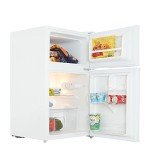 Cookology 47cm Undercounter Fridge Freezer with LED Light