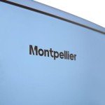 Montpellier Retro Blue Undercounter Fridge Freezer