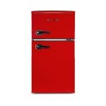 Montpellier Red Retro Undercounter Fridge Freezer