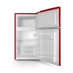 Montpellier Red Retro Undercounter Fridge Freezer