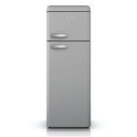 Swan Retro Top Mount Fridge Freezer – Grey