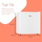 SIA 39L Mini Freezer with Removable Shelf