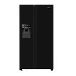 Hisense 562L Black American Side-by-Side Fridge Freezer