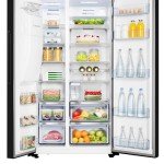 Hisense 562L Black American Side-by-Side Fridge Freezer