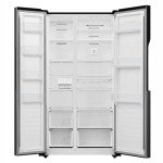 Teknix 519L Side by Side Fridge Freezer - Black