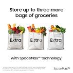 Samsung American Fridge Freezer with SpaceMax, Black