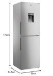 Hoover 55cm Low Frost Fridge Freezer with Dispenser