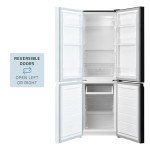 Cookology 174 Litre Freestanding Black Fridge Freezer