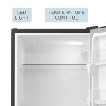 Cookology 174 Litre Freestanding Black Fridge Freezer