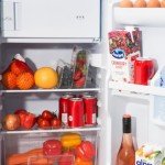 SIA 48cm White Under Counter Fridge with Ice Box