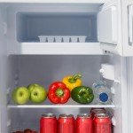 SIA 48cm White Under Counter Fridge with Ice Box