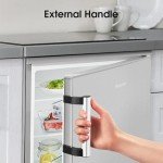 Compact 133L Under-Counter Refrigerator