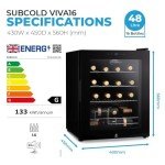 Subcold Viva16 LED Table-Top Wine Cooler