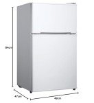 Igenix Ig347 47cm Freestanding Chest Freezer, White