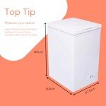 Slimline 48cm Freistehender Gefrierschrank in Weiß