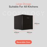 Cookology 46L Mini Countertop Fridge - Black