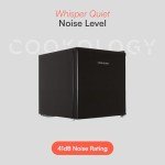 Cookology 46L Mini Countertop Fridge - Black