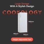 Cookology CTFZ160WH Tall Upright Freezer, 160L