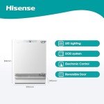 Hisense Built-In Larder Fridge, 138L Capacity