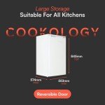 Cookology 130L Undercounter Freestanding Fridge - White