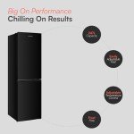 Cookology 50/50 Black Frost-Free Fridge Freezer