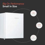 Cookology 32L White Mini Tabletop Freezer