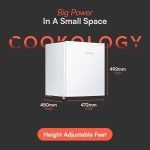 Cookology 32L White Mini Tabletop Freezer