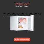 Cookology 32L White Mini Tabletop Freezer