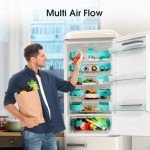 Hisense Retro Freestanding Fridge Freezer, Beige