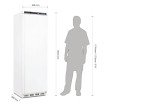 Polar C-Series 210W White Upright Freezer, 365L