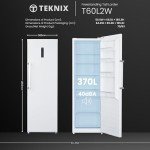 Teknix T60L2W 60cm Freestanding Tall Larder Fridge - White