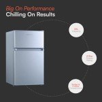 Cookology 47cm Undercounter 2-Door Fridge Freezer