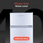 Cookology 47cm Undercounter 2-Door Fridge Freezer