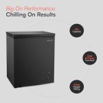 99L Chest Freezer with Adjustable Temperature Control