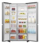 Hisense Smart American Style Fridge Freezer - Stainless Steel
