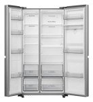Hisense Smart American Style Fridge Freezer - Stainless Steel