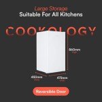 Cookology 93L Undercounter Freestanding Fridge - White