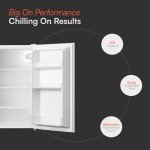Cookology 88L Undercounter Freestanding Fridge - White