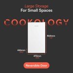 Cookology 88L Undercounter Freestanding Fridge - White