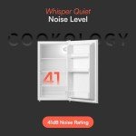 Cookology 88L Undercounter Freestanding Fridge - White