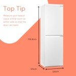 SIA 50/50 Built-In 240L White Fridge Freezer