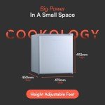 Cookology Silver Mini Freezer, 32 Litre, A+ Rated