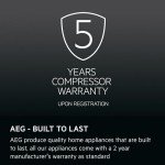 AEG 3000 Series Stainless Steel Under Counter Fridge